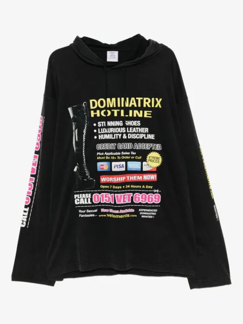 VETEMENTS graphic-printed hoodie