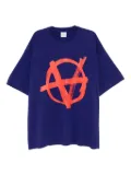 VETEMENTS graphic-printed T-shirt - Blue