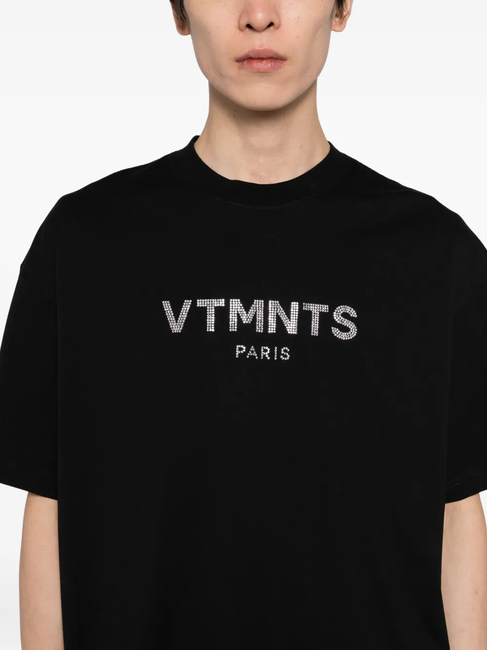 VETEMENTS cotton T-shirt Zwart