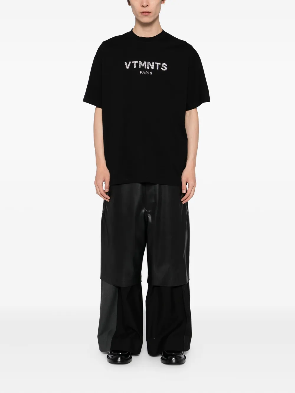VETEMENTS cotton T-shirt Zwart