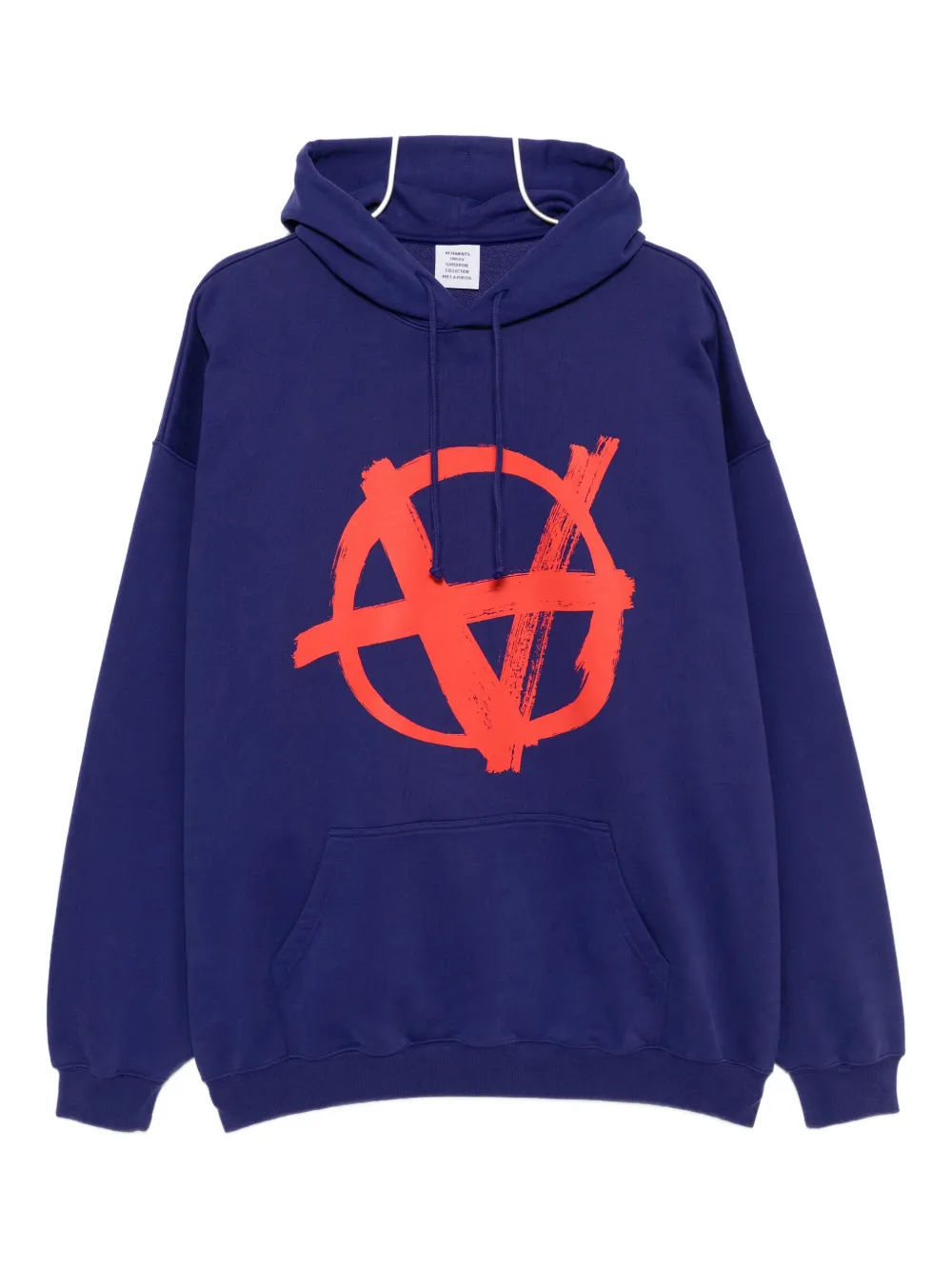 VETE TS Hoodie met grafische print Blauw