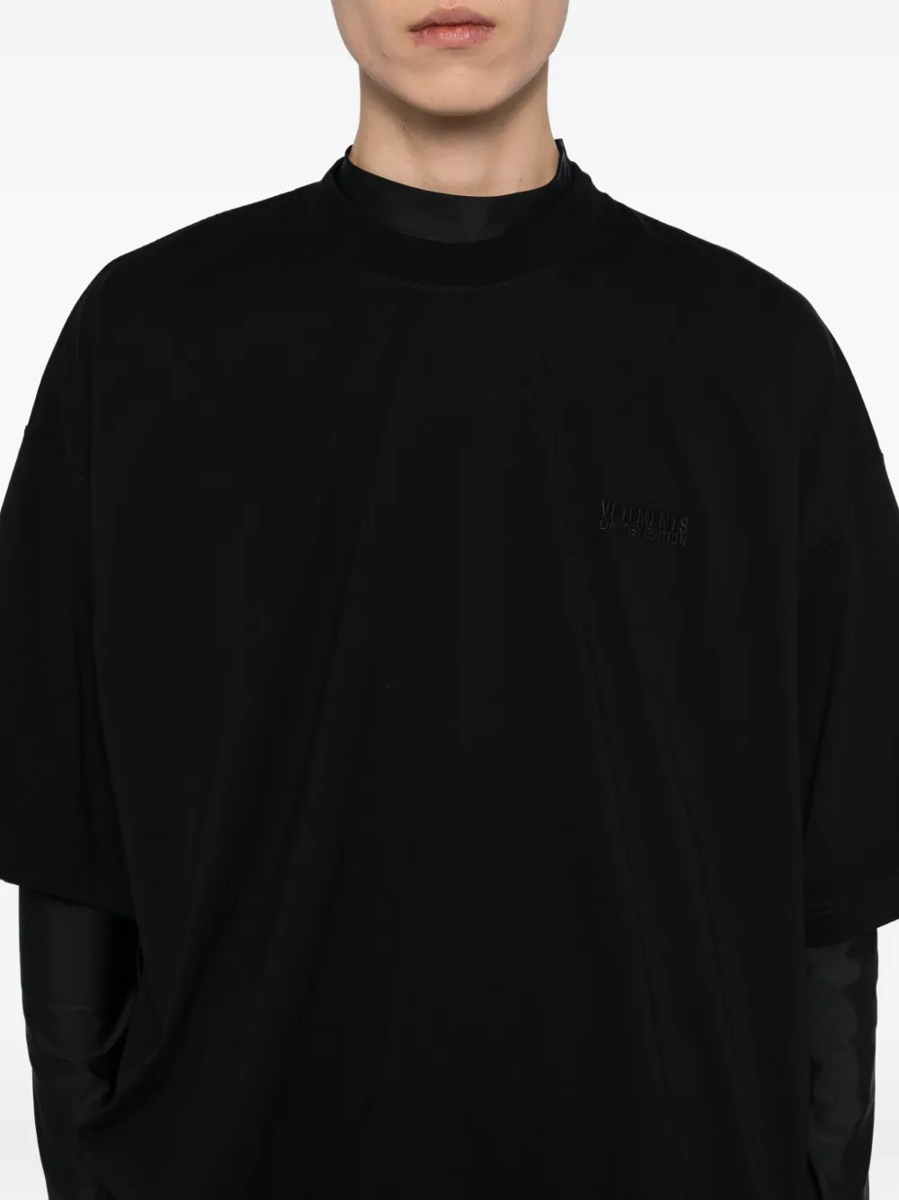 VETEMENTS cotton T-shirt Zwart