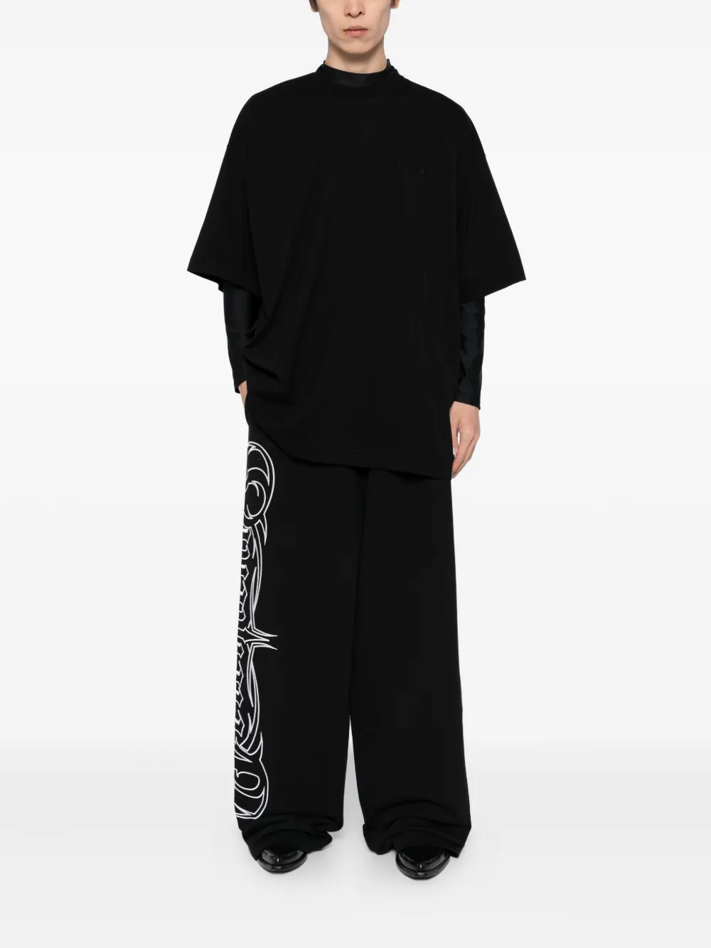 VETEMENTS cotton T-shirt Zwart