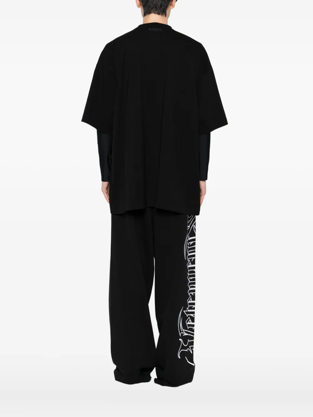 VETEMENTS cotton T-shirt Zwart