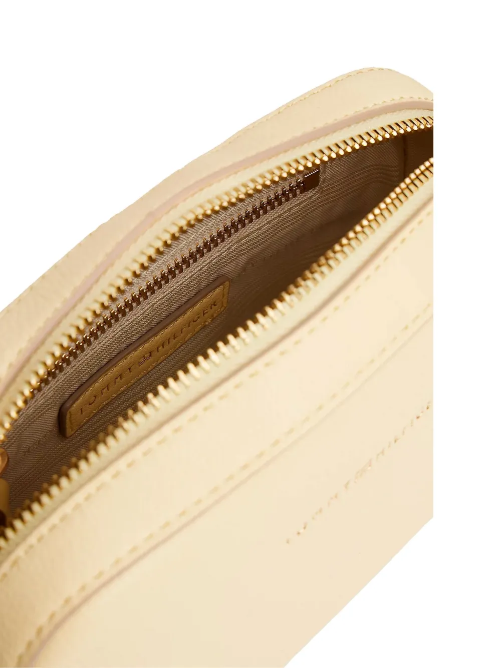 Tommy Hilfiger Crossbodytas met logo-reliëf Beige