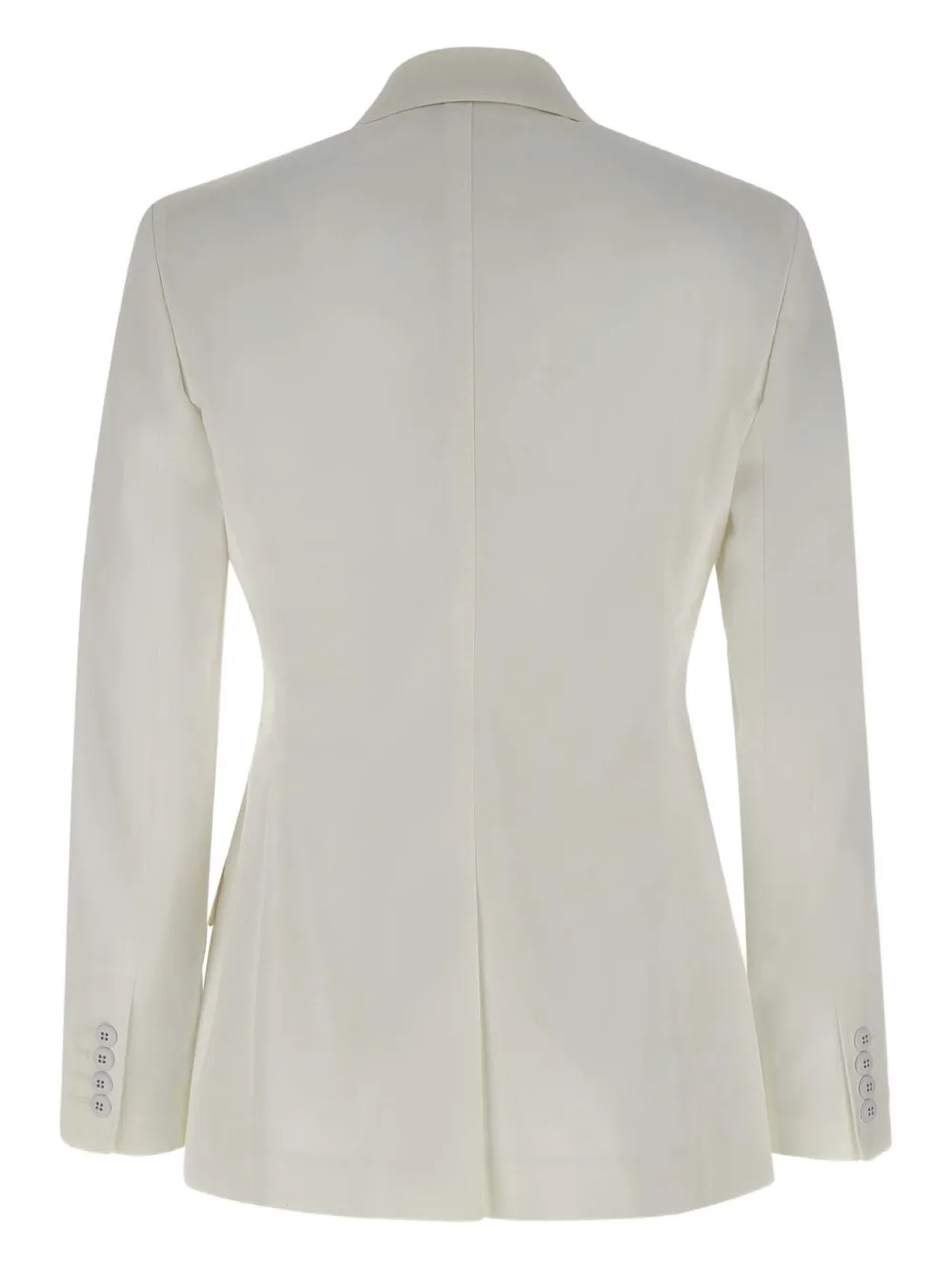 Max Mara Blazer met gekerfde revers Wit