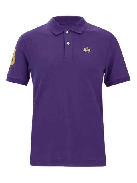 La Martina logo-embroidered polo shirt