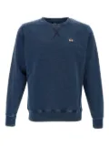 La Martina embroidered crew-neck sweatshirt - Blue