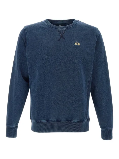 La Martina embroidered crew-neck sweatshirt