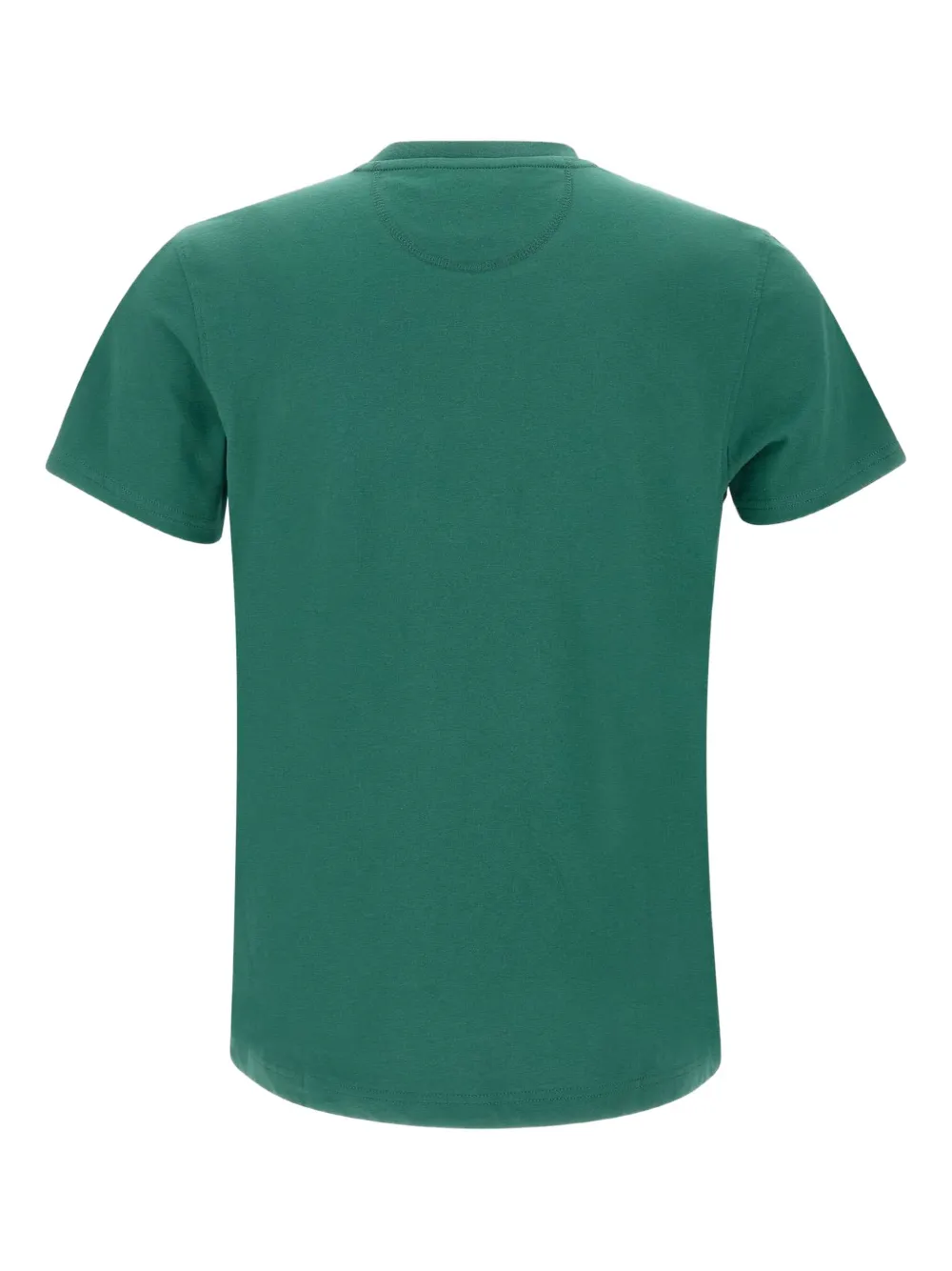 La Martina T-shirt met logoprint met ronde hals Groen