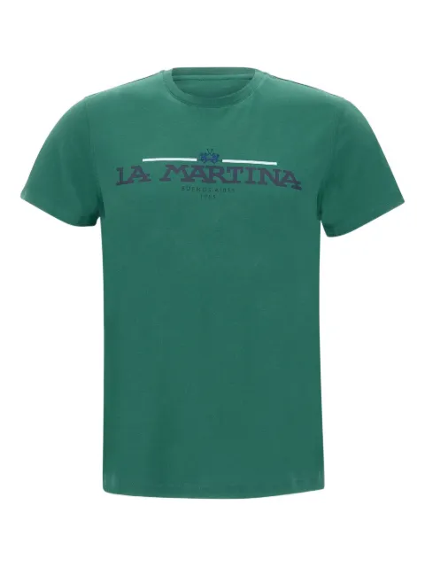 La Martina logo-print crew-neck T-shirt