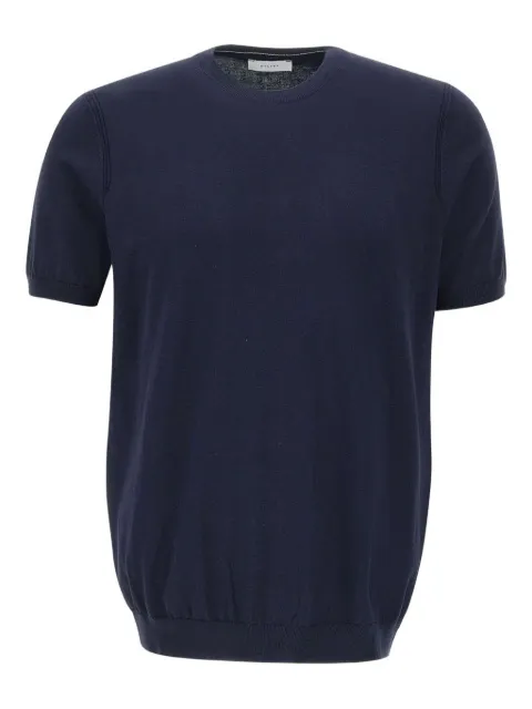 DIKTAT short-sleeve ribbed-edge sweater