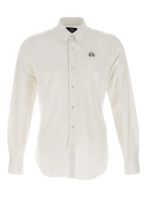 La Martina embroidered button-down shirt