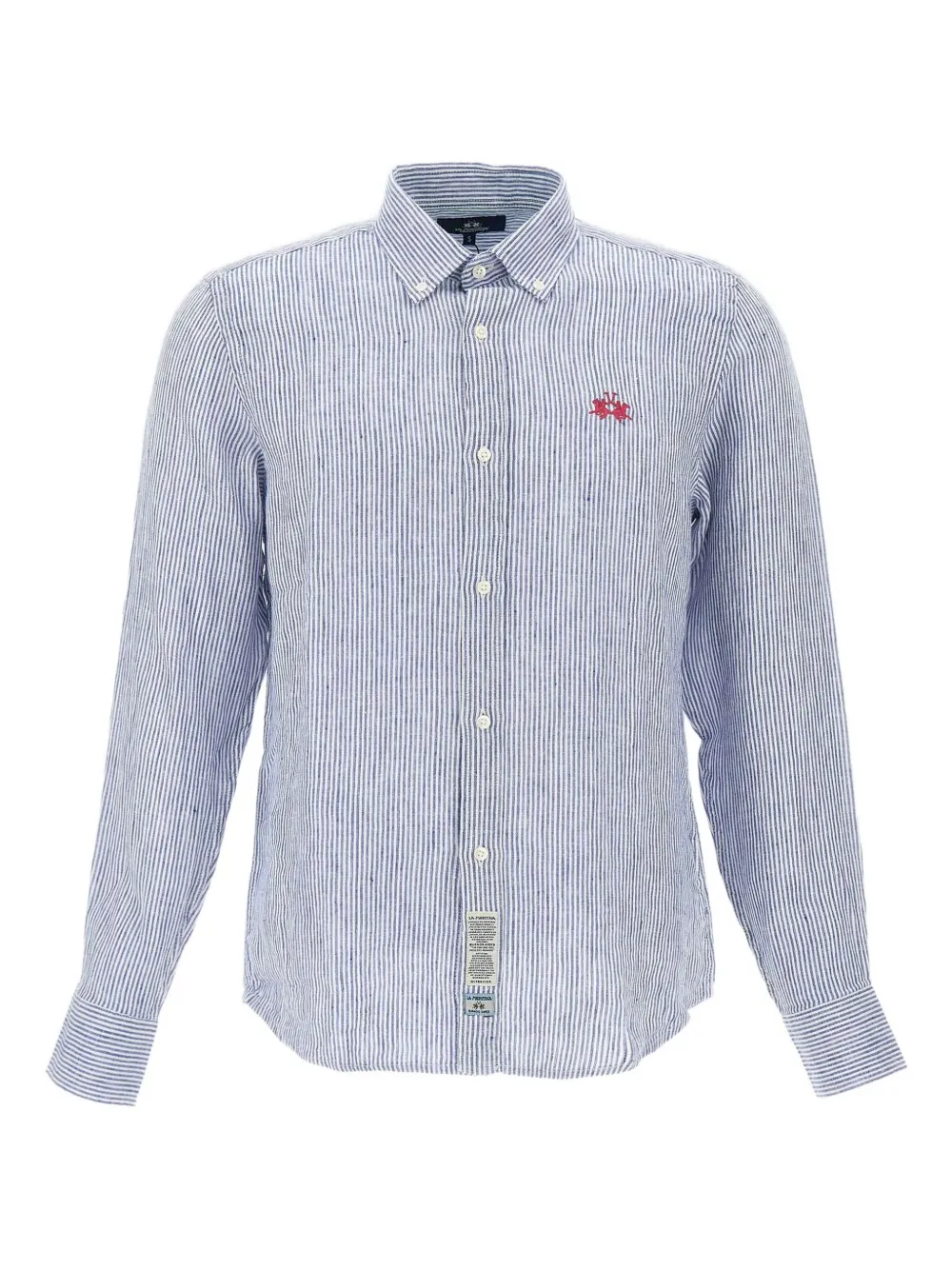 La Martina striped linen shirt | azul | Image 1