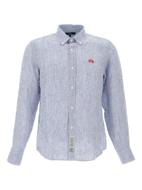 La Martina striped linen shirt