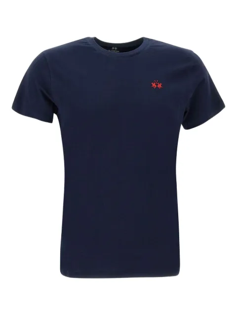 La Martina logo-embroidered crew-neck t-shirt