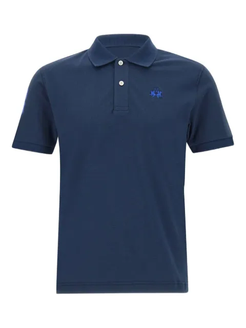 La Martina logo-embroidered polo shirt