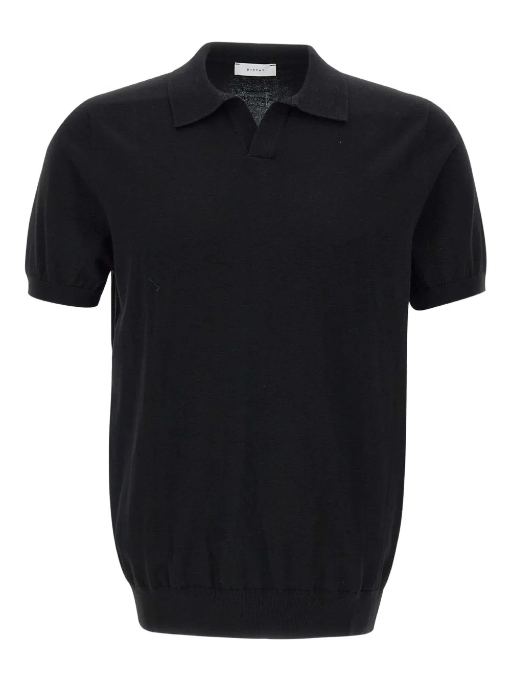 DIKTAT polo-collar t-shirt | Black | Image 1
