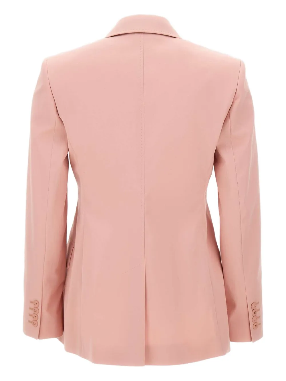 Max Mara Blazer met gekerfde revers Roze