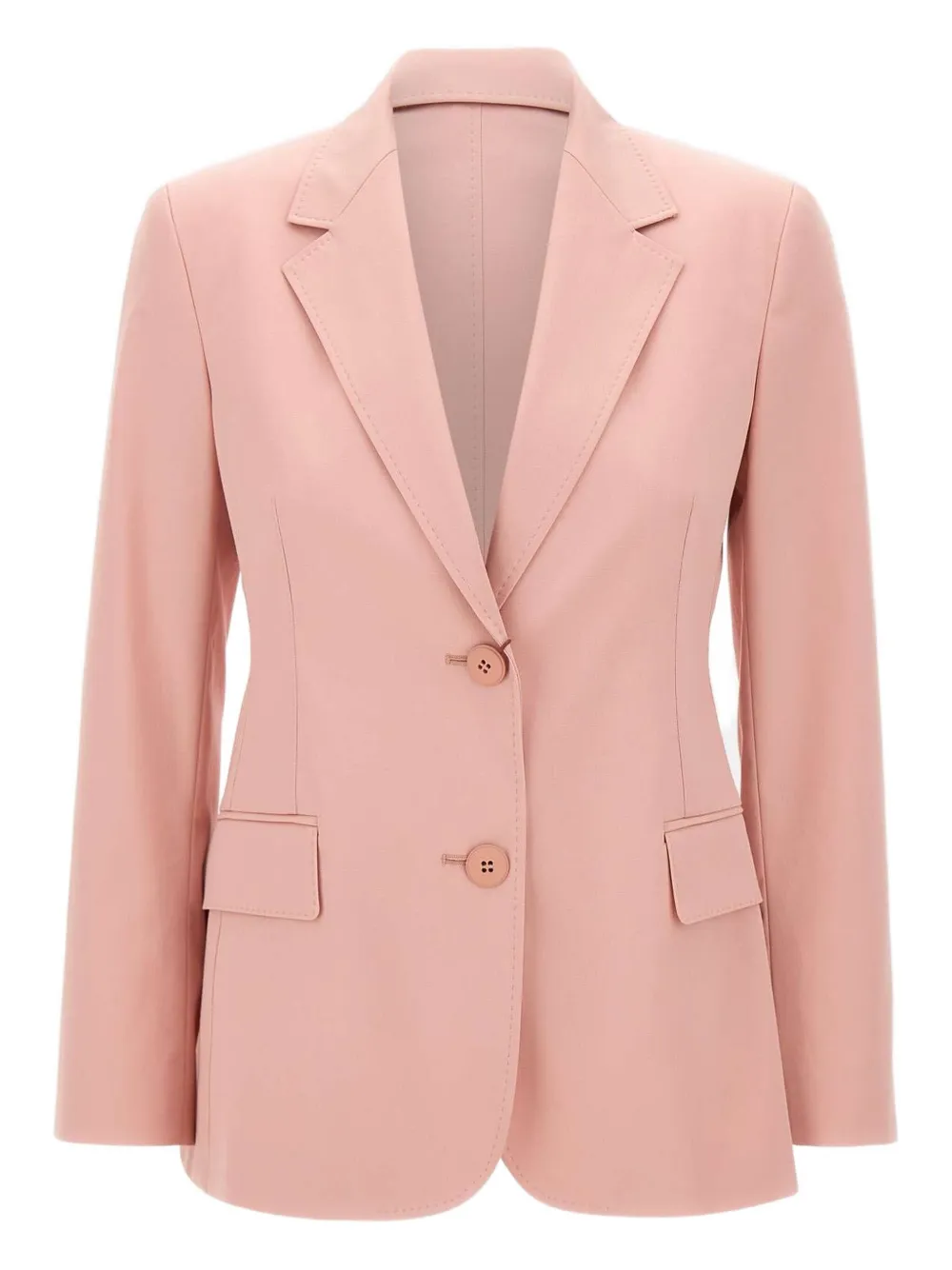 Max Mara Blazer met gekerfde revers Roze
