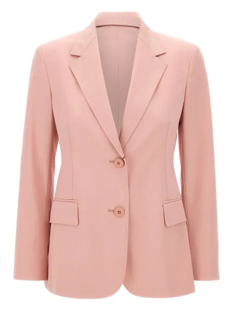Max Mara notched-lapels button blazer