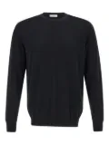 DIKTAT crew-neck cotton sweater - Black