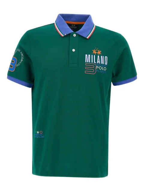 La Martina embroidered polo shirt