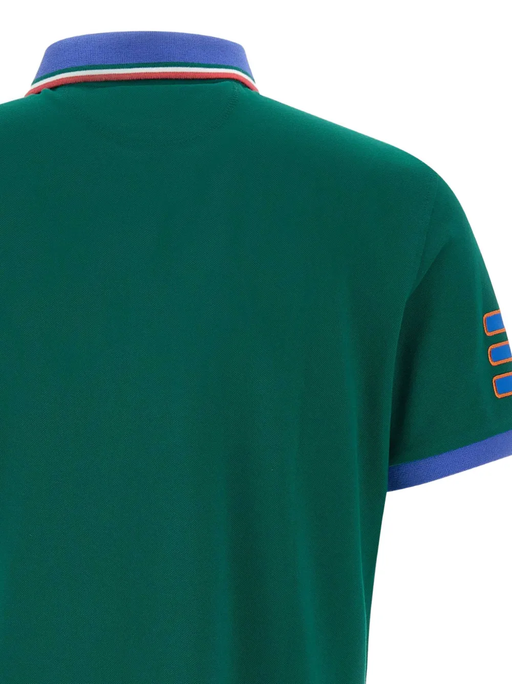 La Martina Poloshirt met borduurwerk Groen