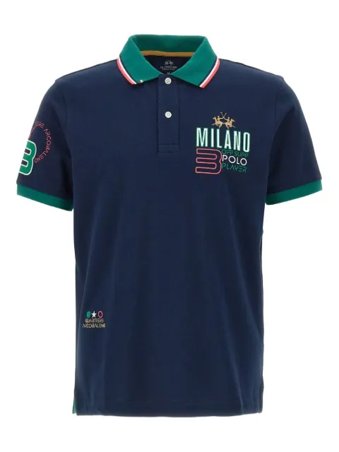 La Martina embroidered polo shirt