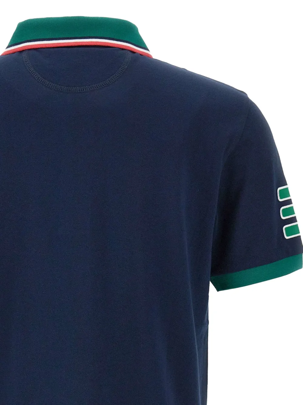 La Martina Poloshirt met borduurwerk Blauw