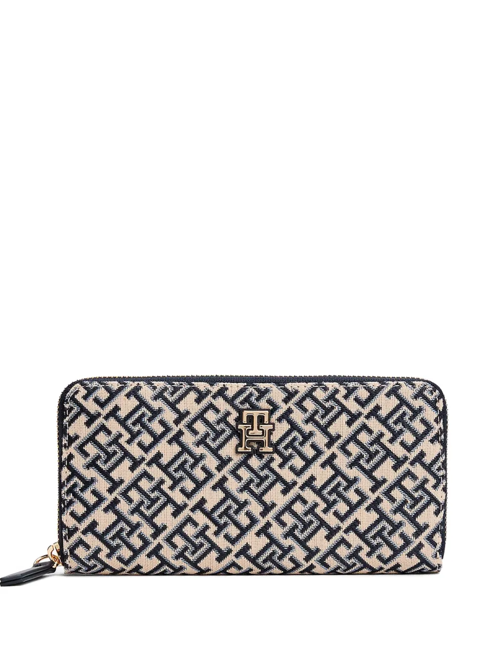 Tommy Hilfiger Portemonnee met monogram Beige