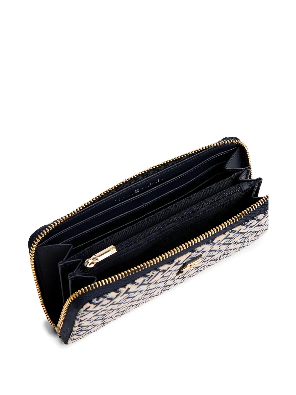 Tommy Hilfiger Portemonnee met monogram Beige