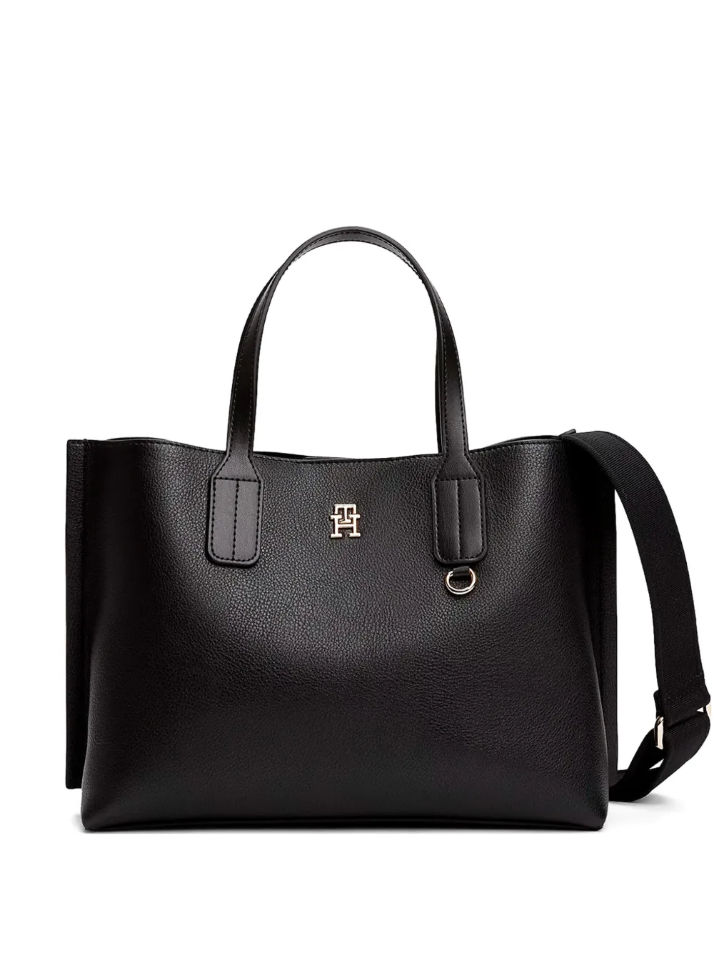 Tommy Hilfiger logo-plaque tote bag | Black | Image 1
