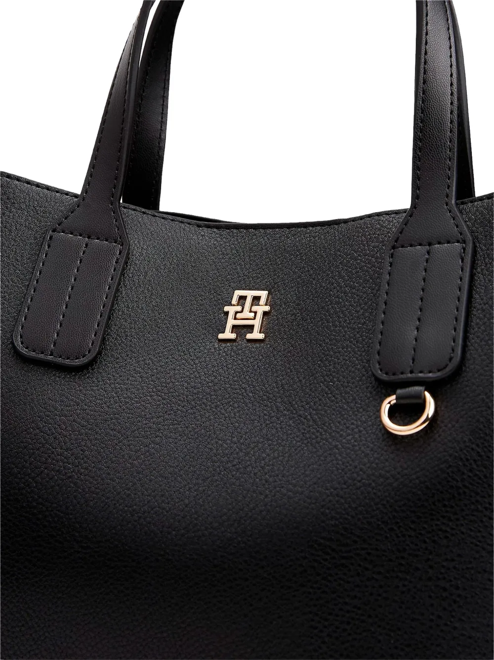 Tommy Hilfiger Heuptas met logoplakkaat Zwart