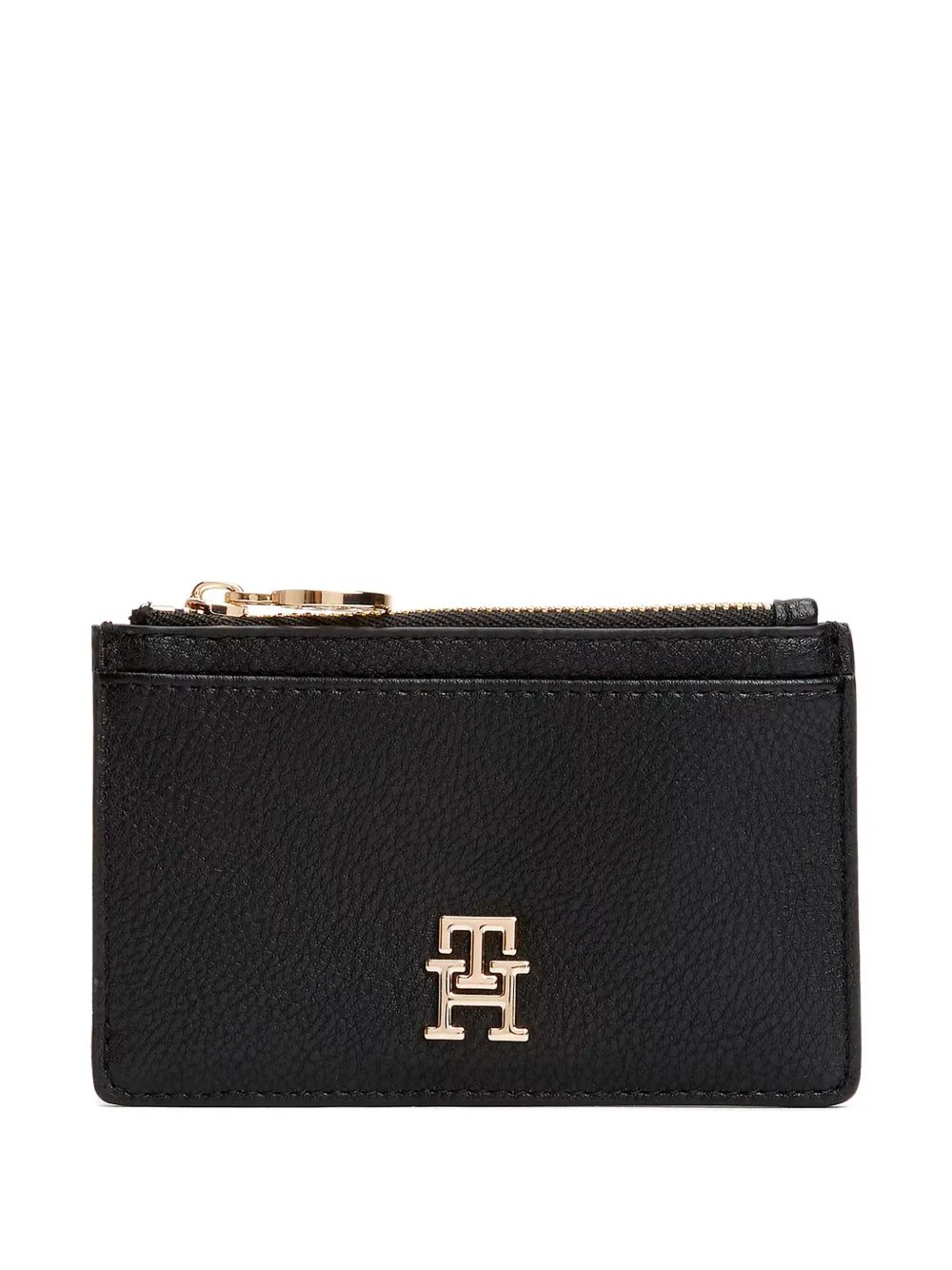 Tommy Hilfiger Pasjeshouder met logoplakkaat Zwart
