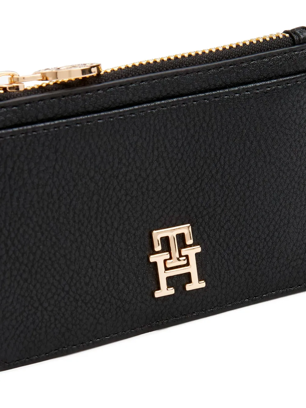 Tommy Hilfiger Pasjeshouder met logoplakkaat Zwart