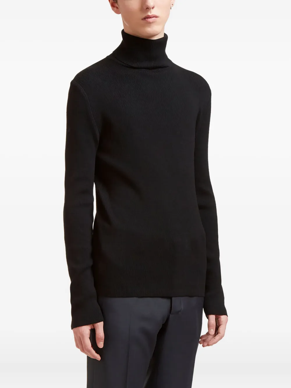 Aiezen turtleneck knitted sweater | Black | Image 1