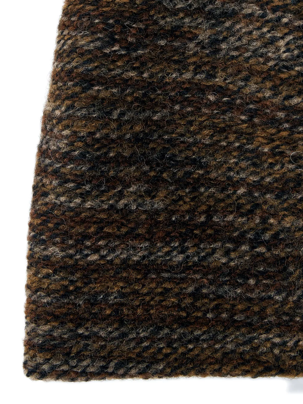 Engineered Garments Marled Knit Beanie In Brown