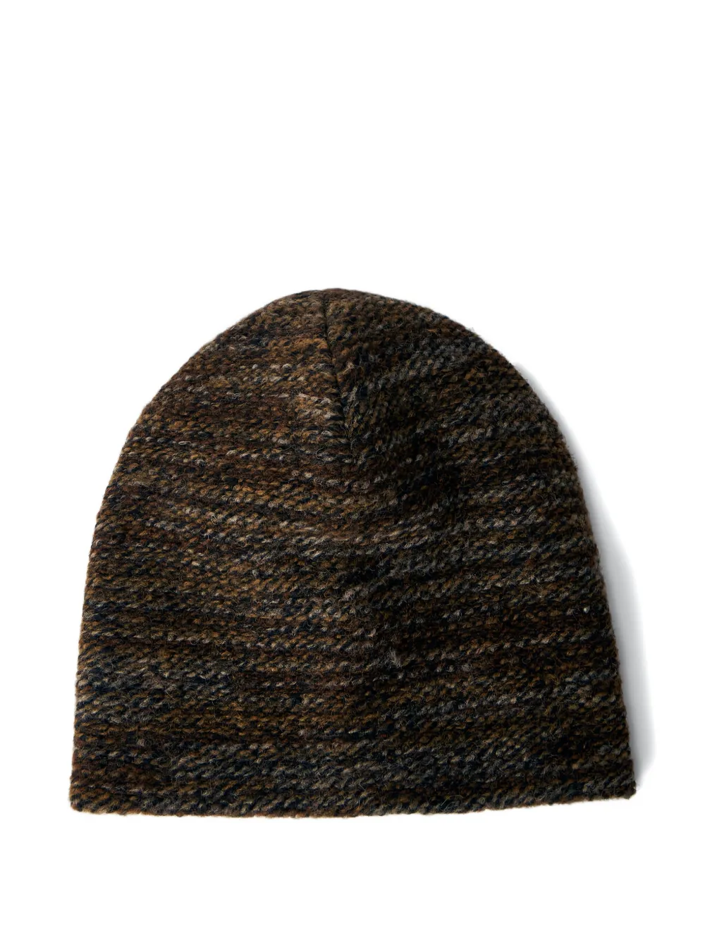Engineered Garments Marled Knit Beanie In Brown
