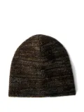 Engineered Garments marled knit beanie - Brown