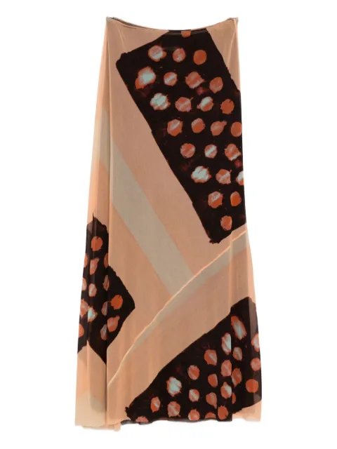 Jean Paul Gaultier Pre-Owned 2000s abstract-print skirt