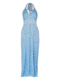 Temperley London Cowrie print jumpsuit - Blue