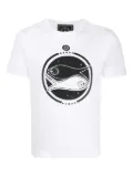 Swarovski crystal-embellished pisces T-shirt - White