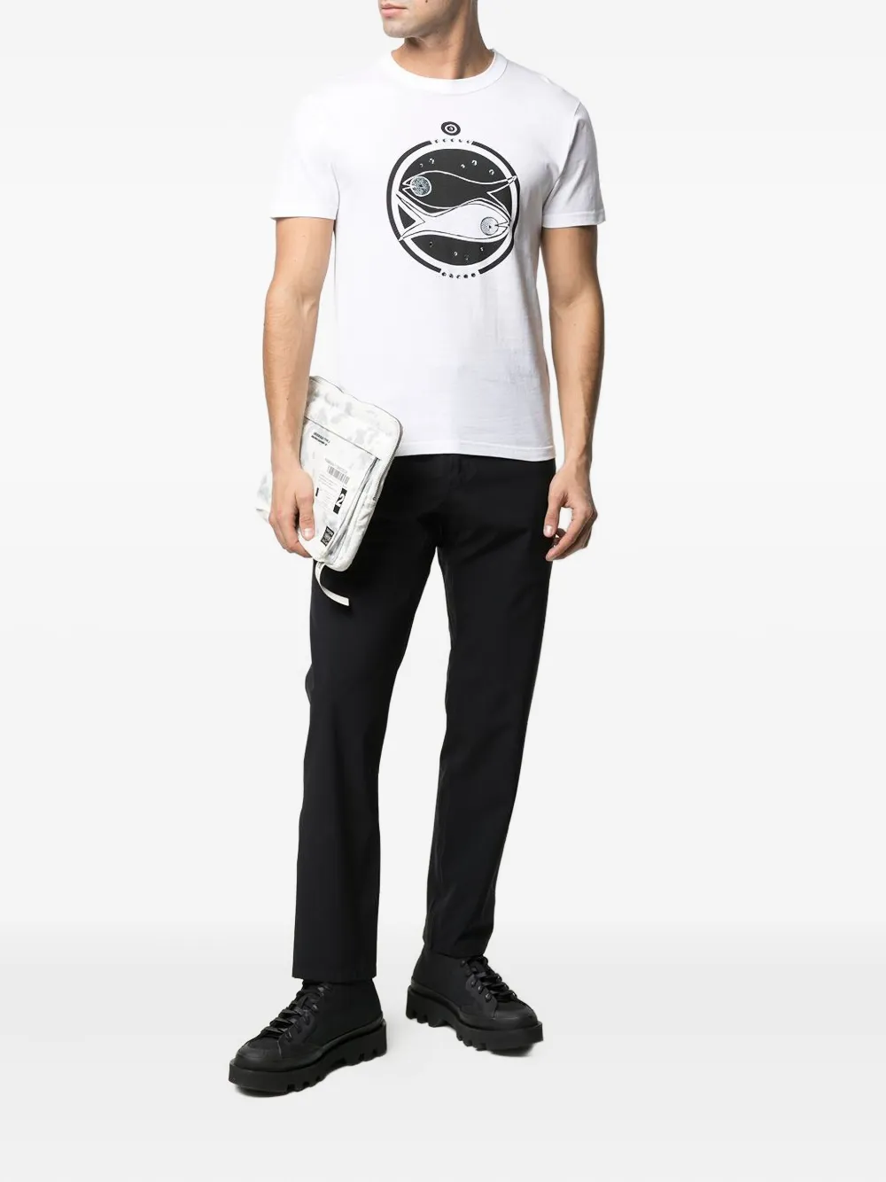 Swarovski crystal-embellished pisces T-shirt | T-Shirts | Image 2
