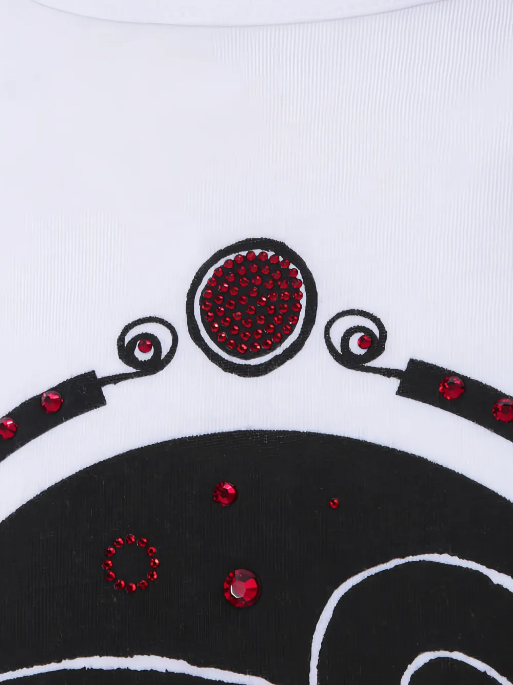 Swarovski crystal-embellished aries T-shirt Wit