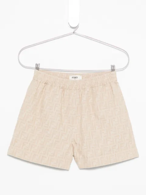 FENDI FF-jacquard shorts