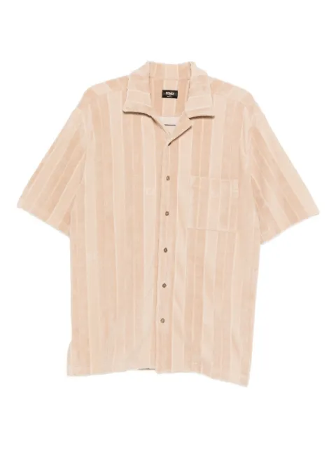 FENDI Camicia a righe in cotone