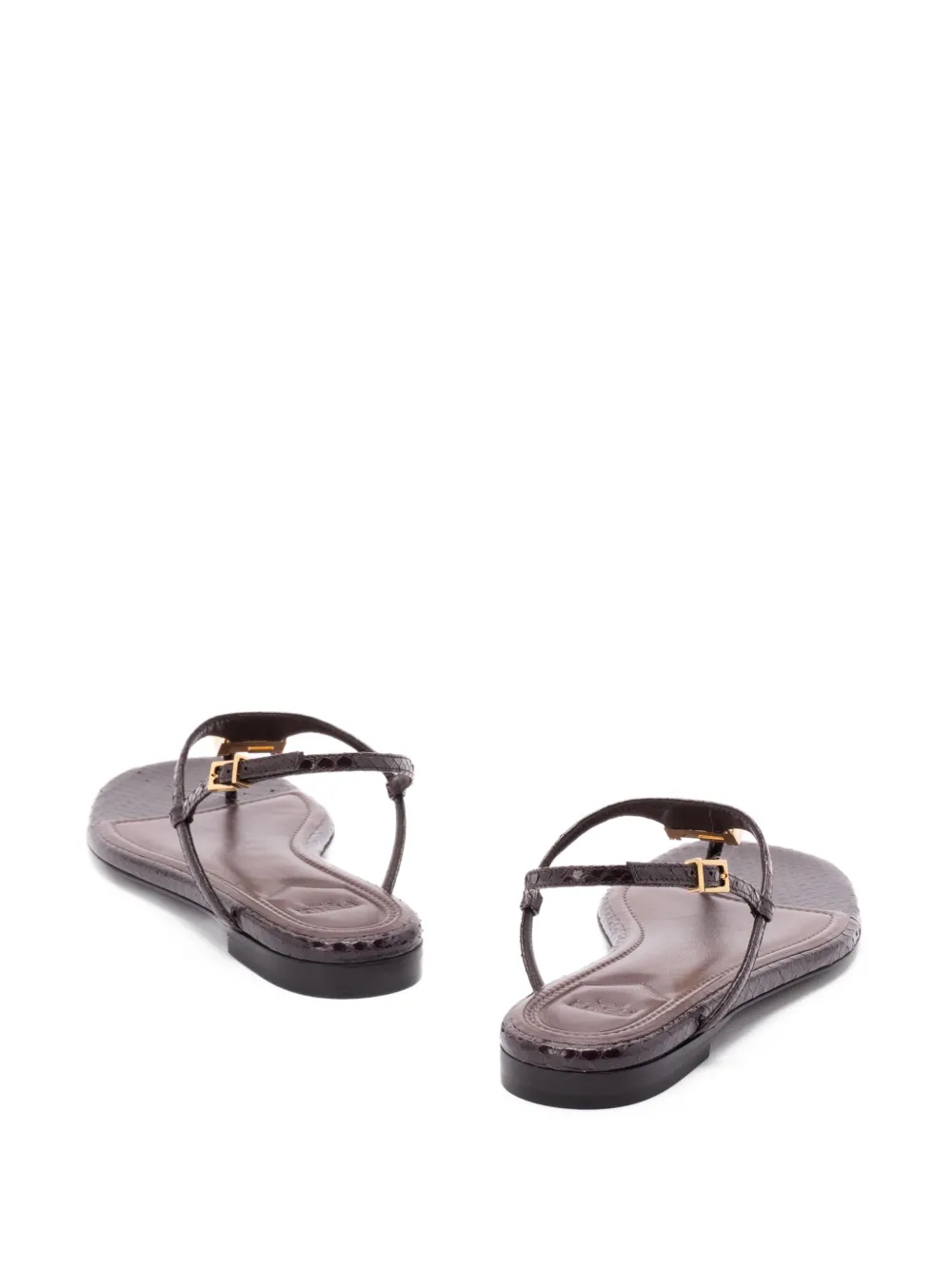 FENDI FFold flat sandals Purple