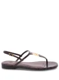 FENDI FFold flat sandals - Purple