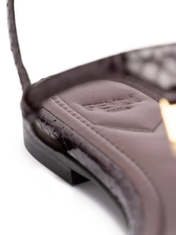 サンダル・ミュール Fendi Fendi Ffold Dark Purple Sandal 8Y8713AUEEF1SIZ_01?wid=2000&